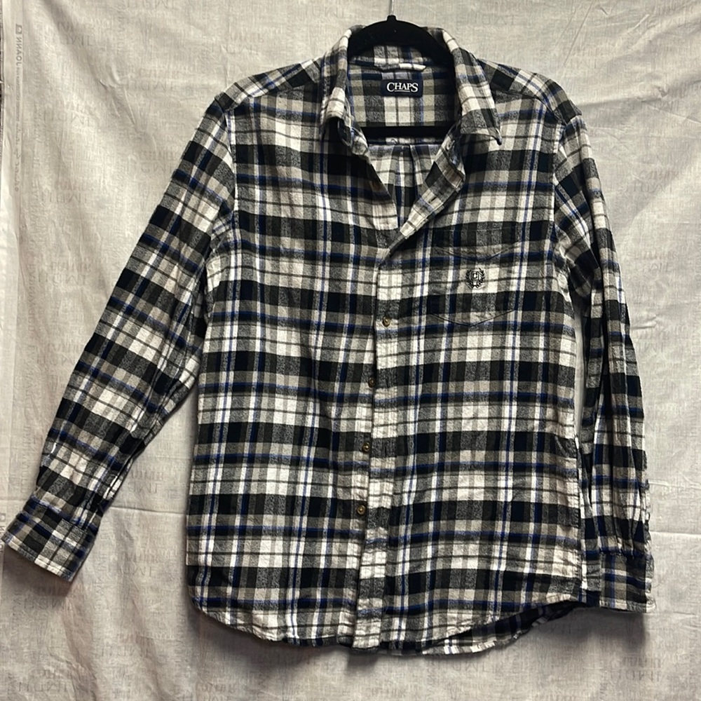 Chaps plaid button down flannel